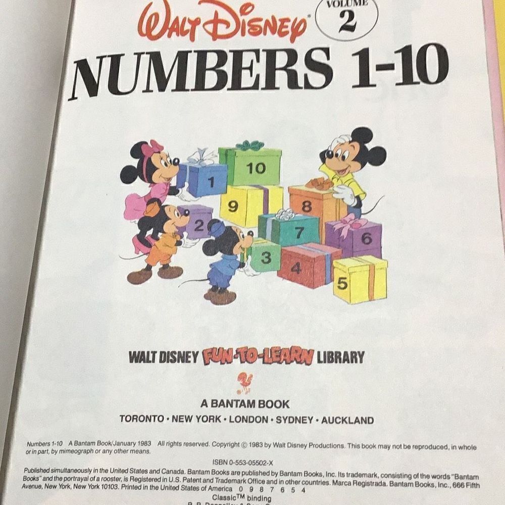 Vintage Walt Disney Fun to Learn books - Picture 4 of 13